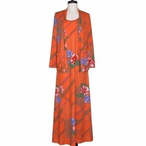 Vintage Saks 5th Avenue floral dress and jacket suit